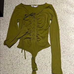 SO Olive Green Women's Top